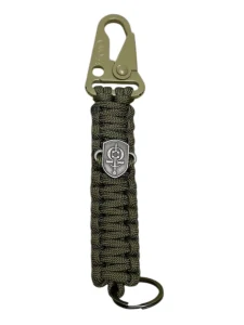 2.0 Snaphook paracord klíčenka khaki NOVÝ MODEL