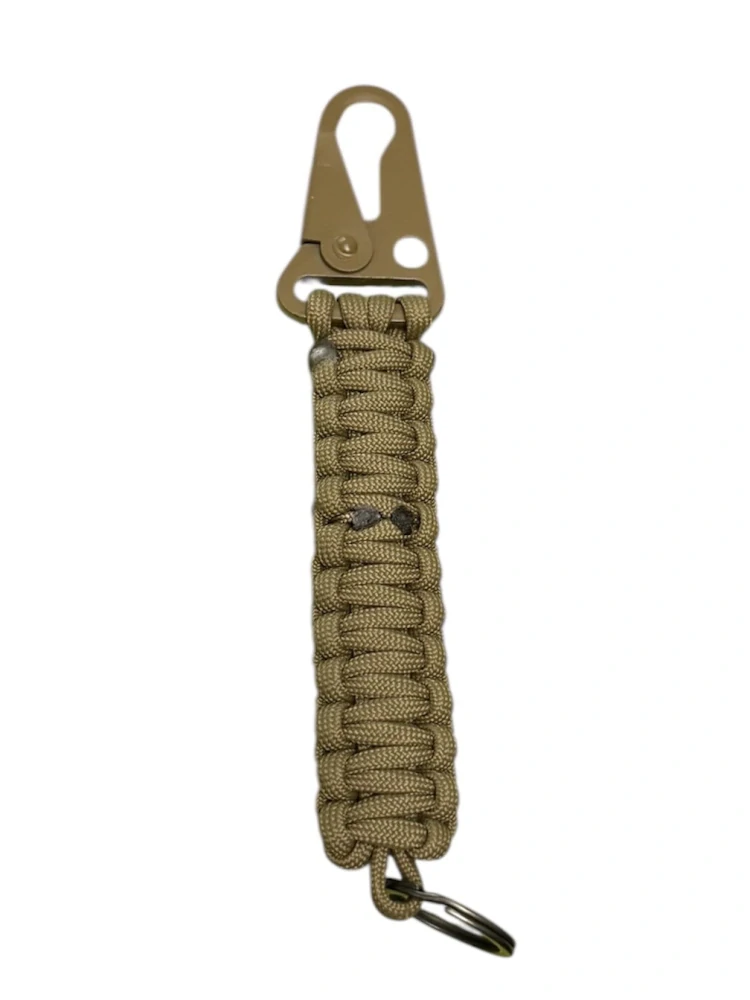 2.0 Snaphook paracord klíčenka béžová NOVÝ MODEL